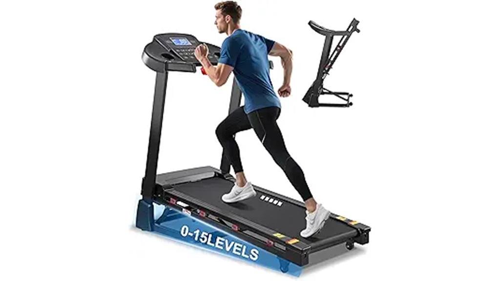 folding treadmill with bluetooth