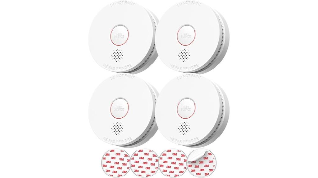 four pack smoke detectors
