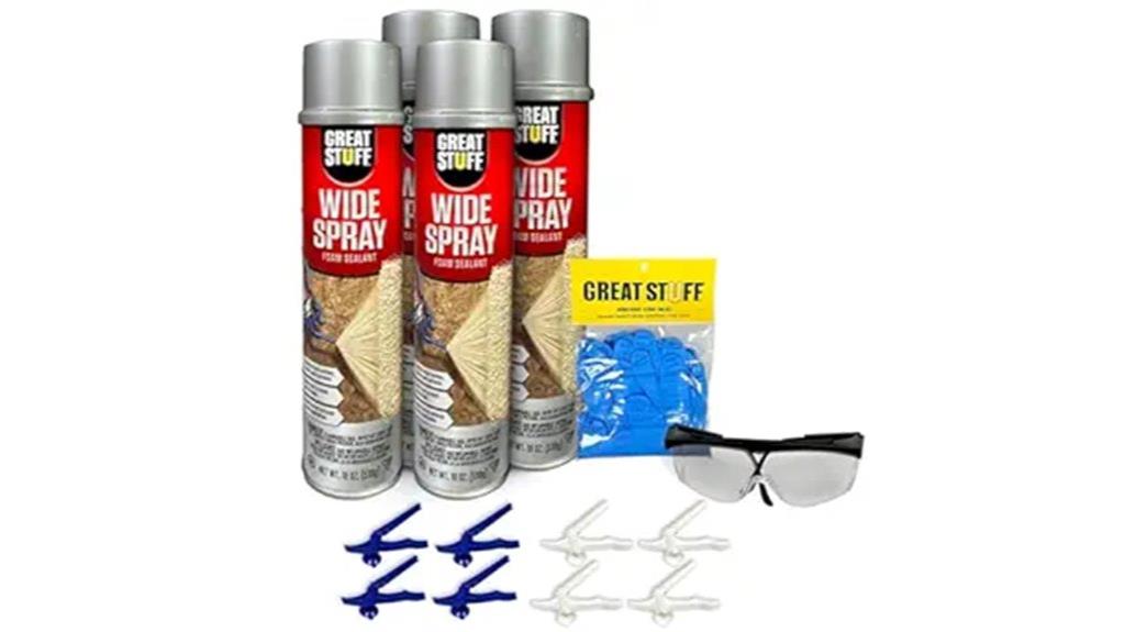 four pack spray foam