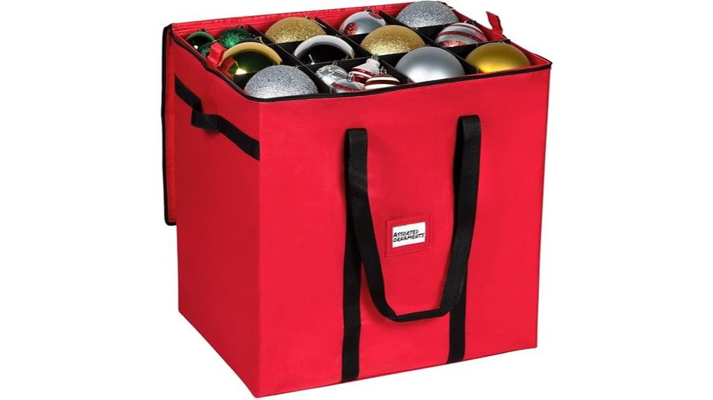 four tray ornament storage box