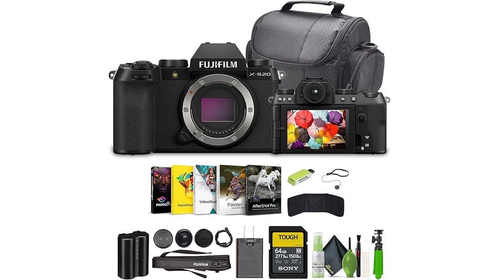fujifilm x s20 camera bundle