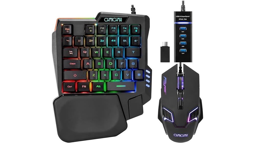 gaming keyboard and mouse