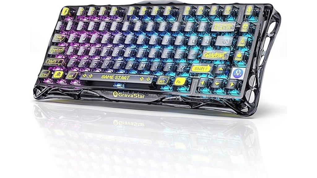 gaming keyboard with mercury k1