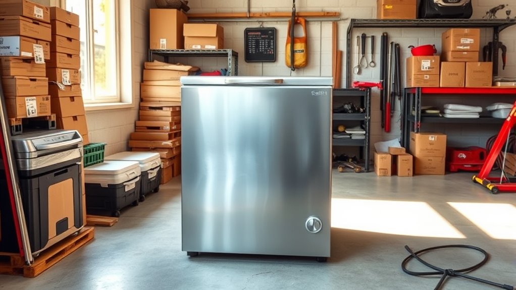 garage freezer selection tips