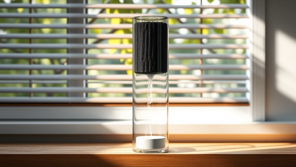 gravity driven natural air filtration