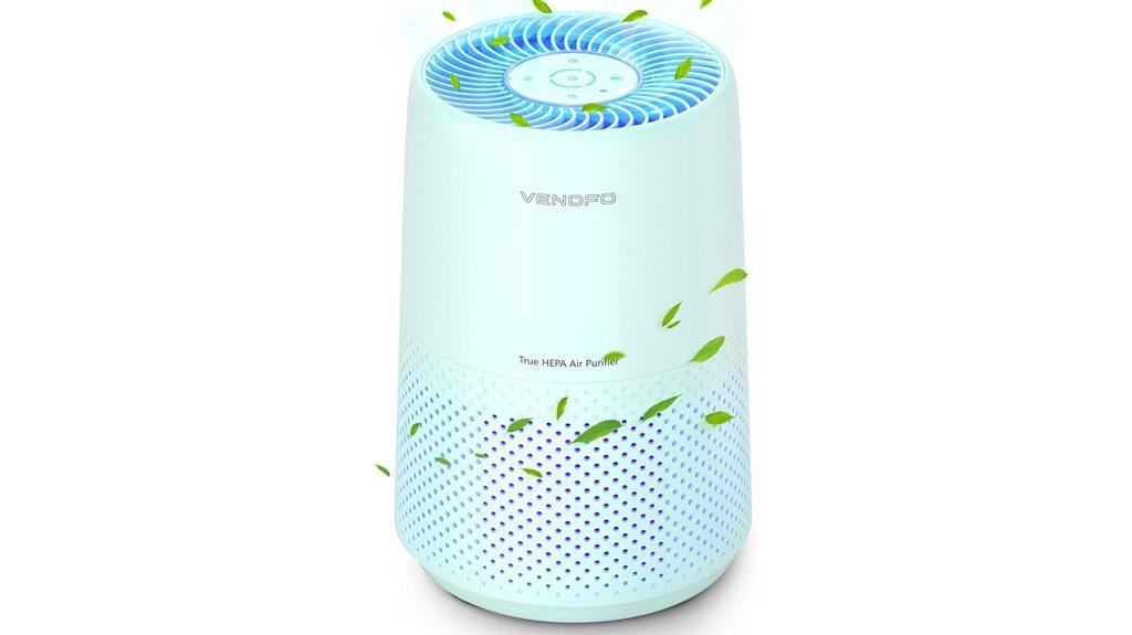 green bedroom hepa purifier