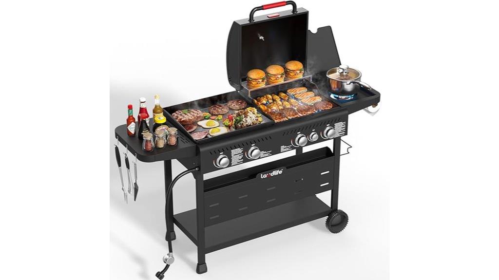 griddle grill side burner