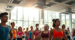 gym aerosol air management