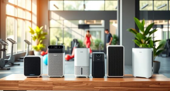 gym odor air purifiers