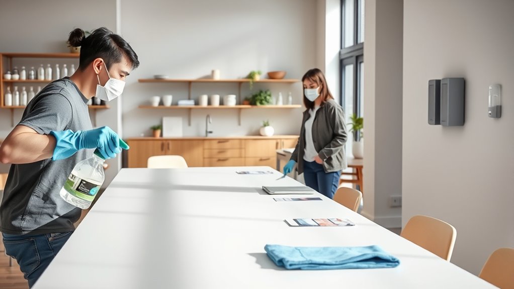 hand hygiene and disinfection