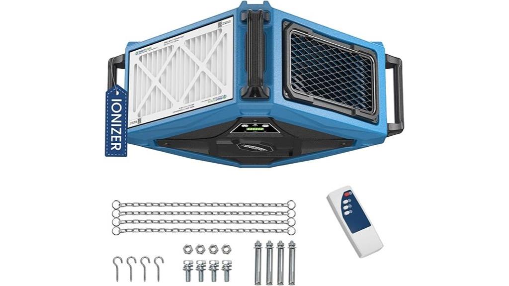 hanging air purification system