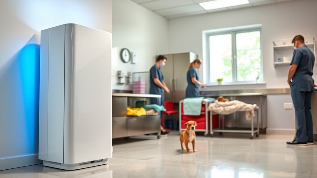 healthy pet clinic environment