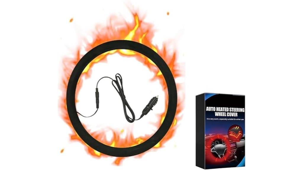 heated car steering cover