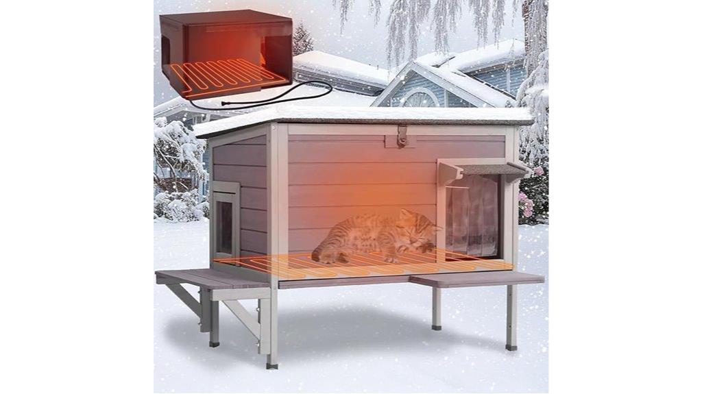 heated outdoor cat shelter