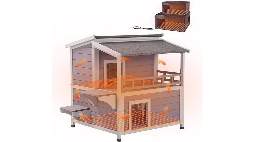 heated outdoor cat shelter