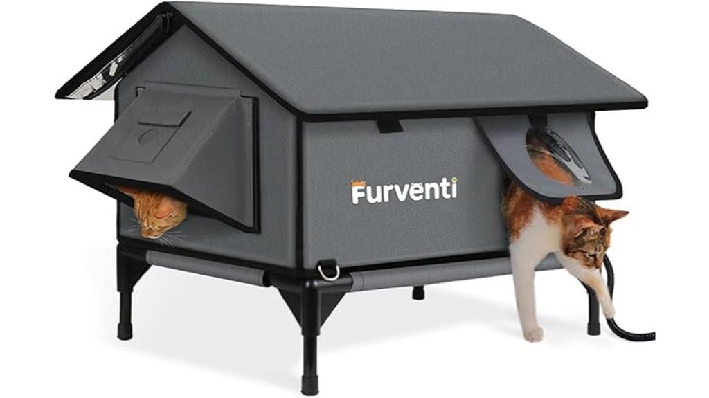 heated outdoor cat shelter