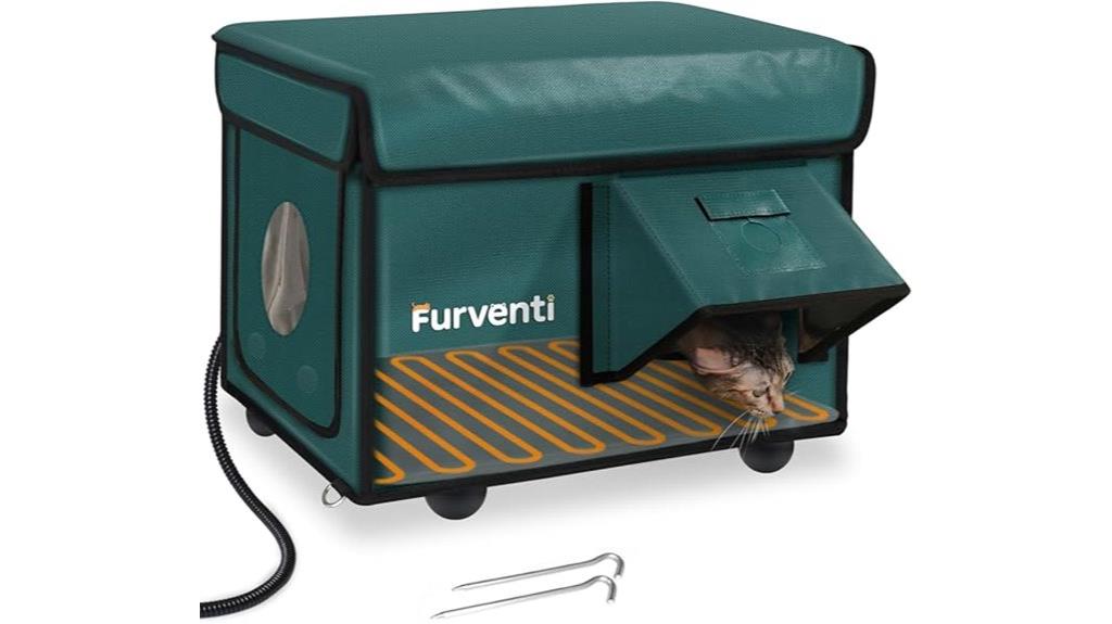 heated outdoor cat shelter