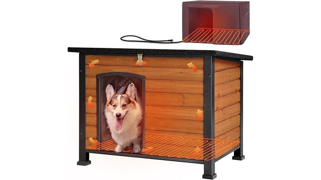 heated outdoor dog shelter