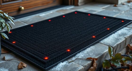 heated outdoor entry mats