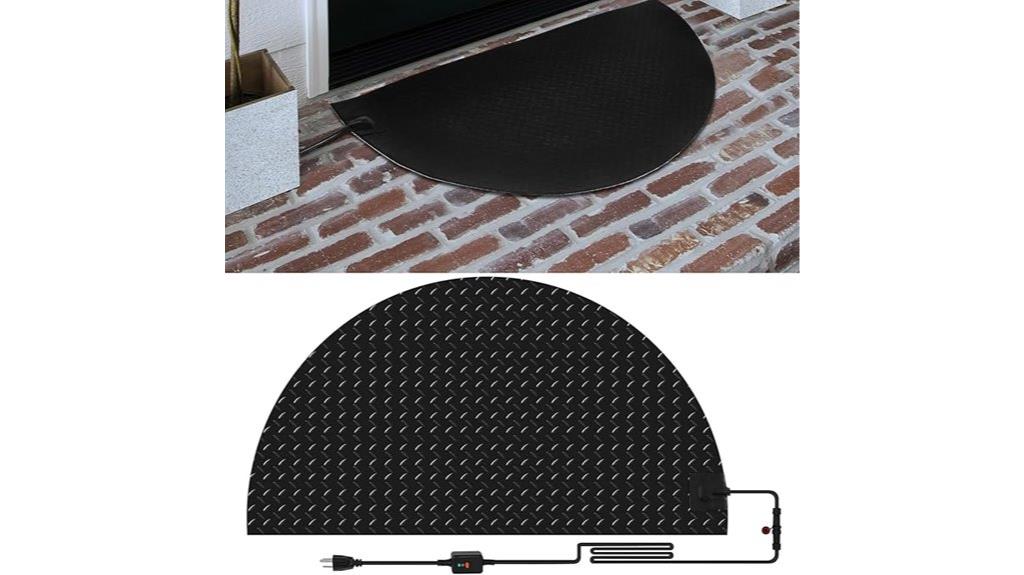 heated outdoor snow mat