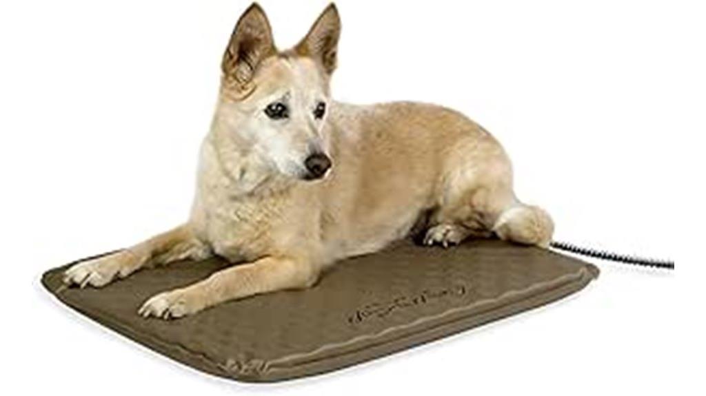 heated soft pet bed