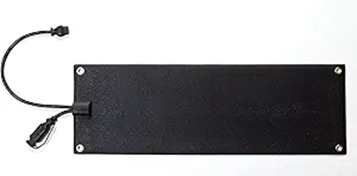 heated stair snow melting