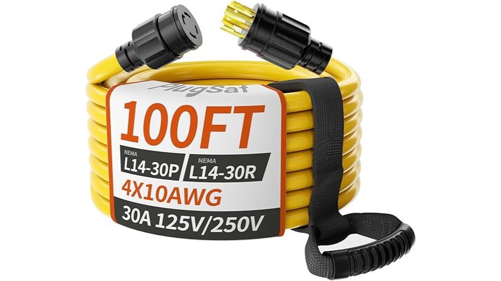 heavy duty 100ft generator cord