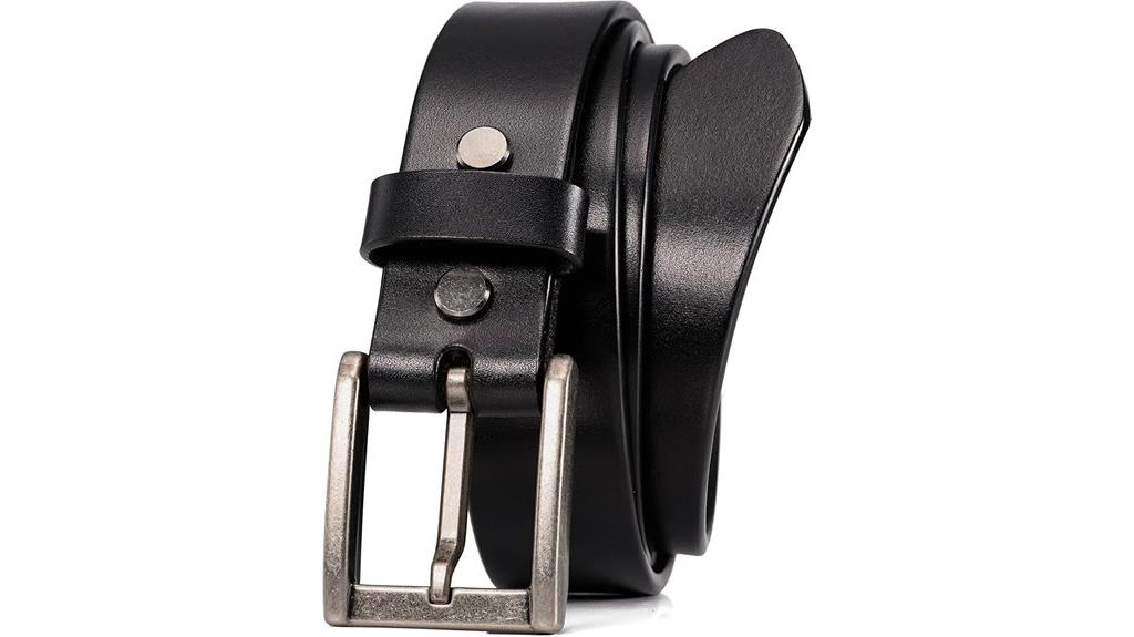heavy duty men s leather belt