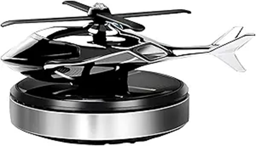helicopter solar aromatherapy diffuser