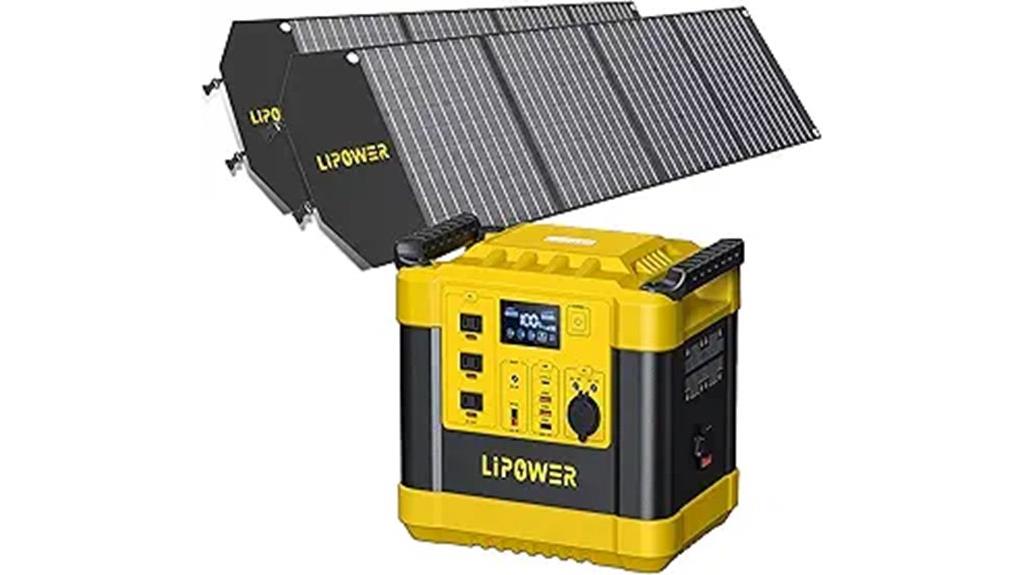 high capacity portable solar power