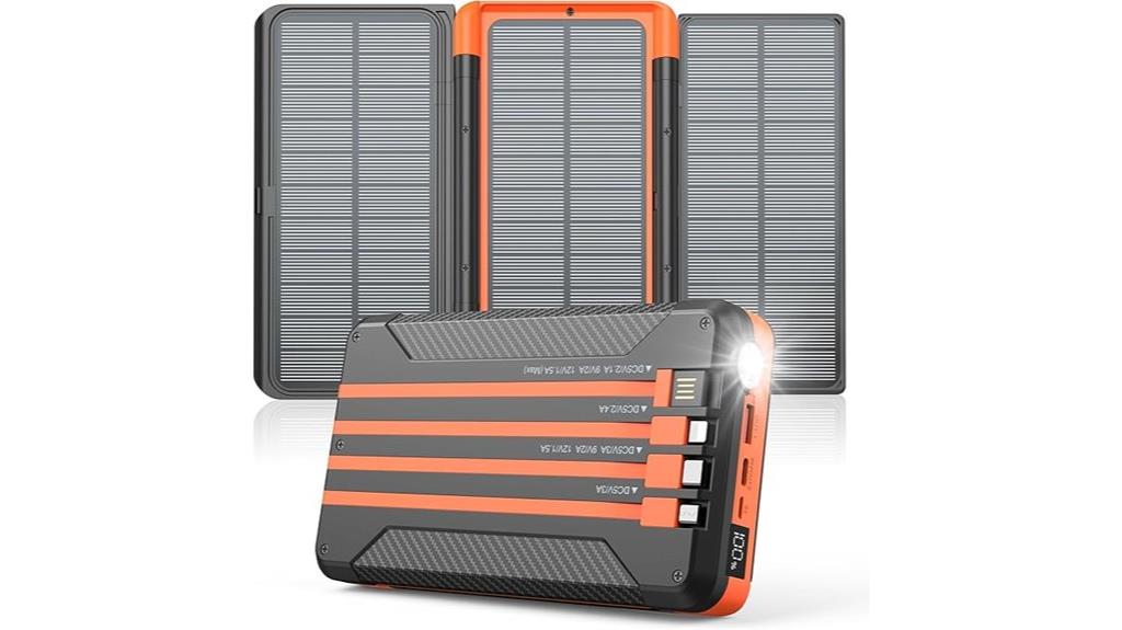 high capacity solar power bank