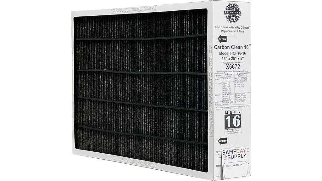 high efficiency carbon filter bundle