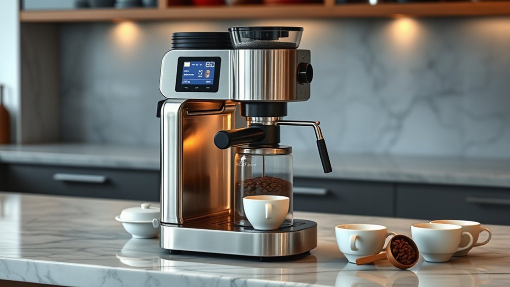 high end coffee maker features