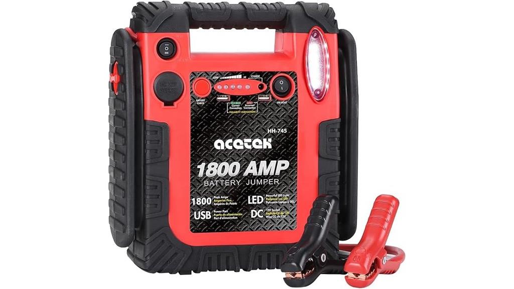 high power portable jump starter