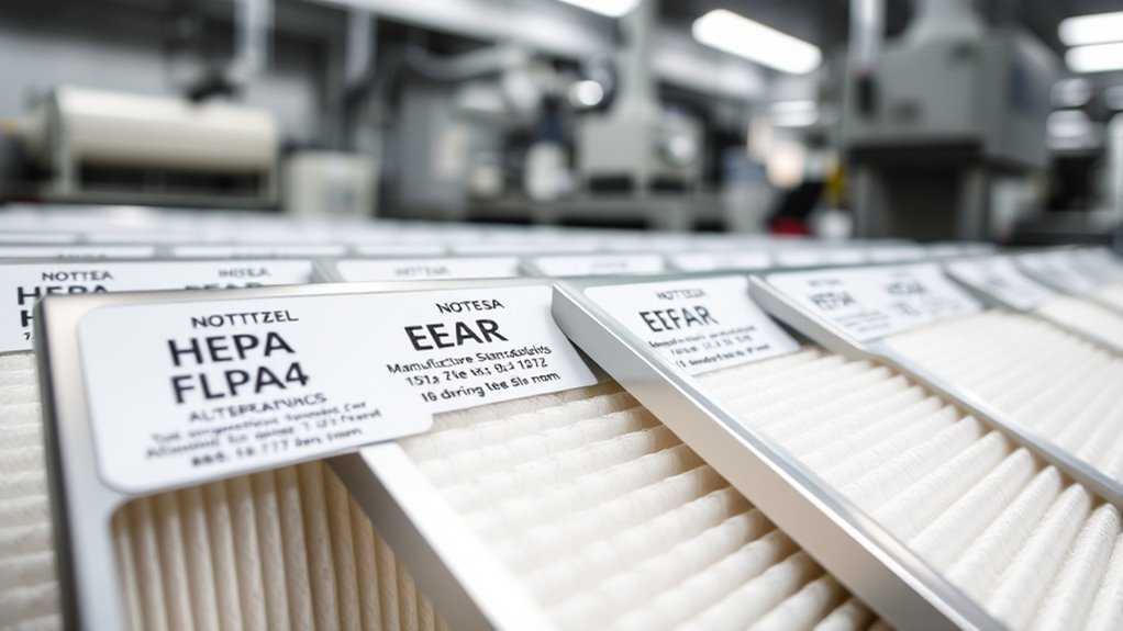 high quality filter manufacturing standards