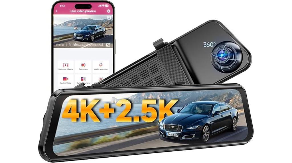 high resolution rear camera