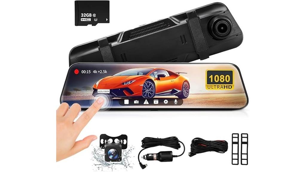 high resolution touch screen mirror