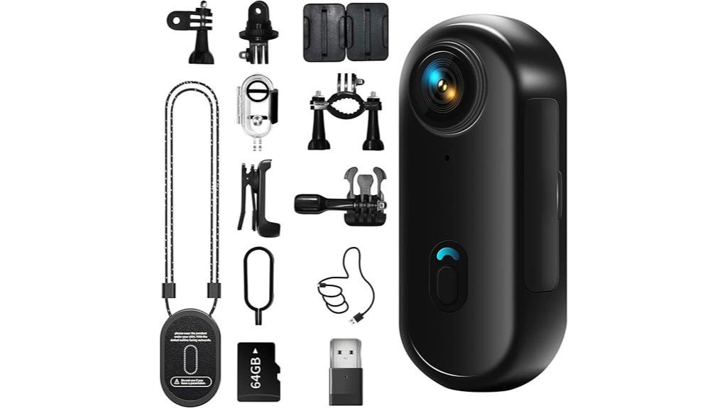 high resolution wearable action camera