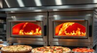 high temperature countertop pizza ovens
