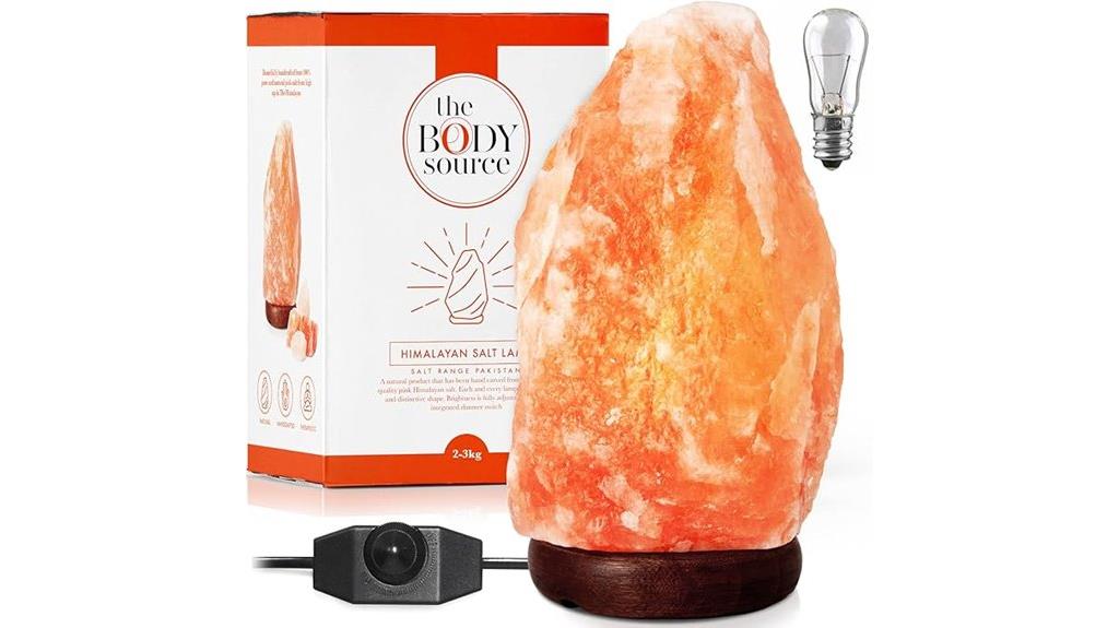 himalayan salt lamp with dimmer