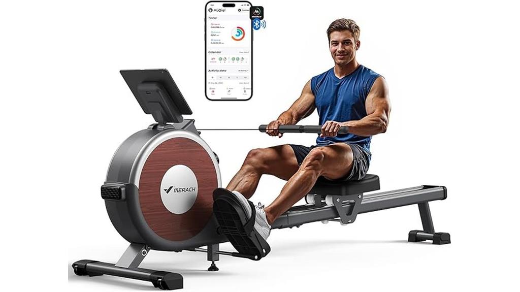 home magnetic rowing machine