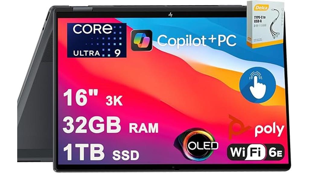 hp convertible laptop model