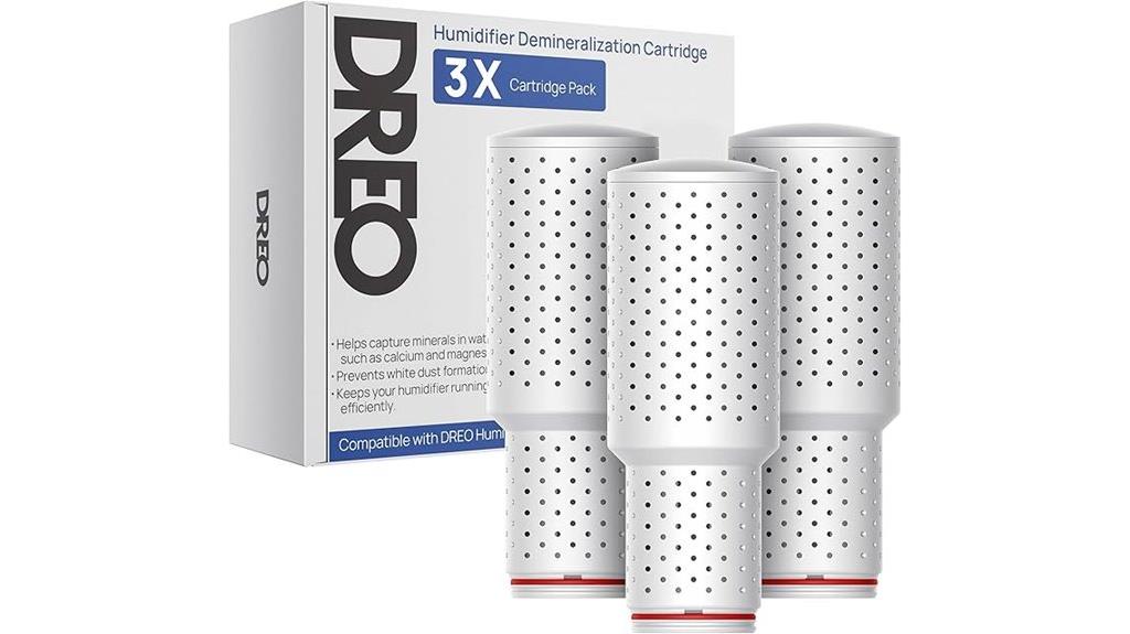 humidifier demineralization cartridge pack