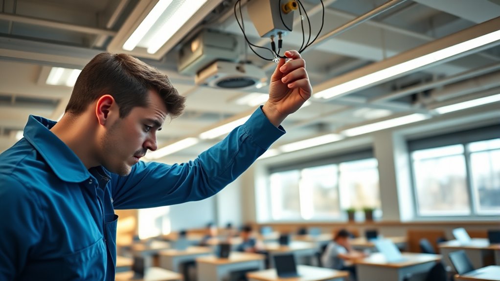 implementing sensor networks indoors
