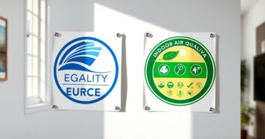 indoor air quality label comparison