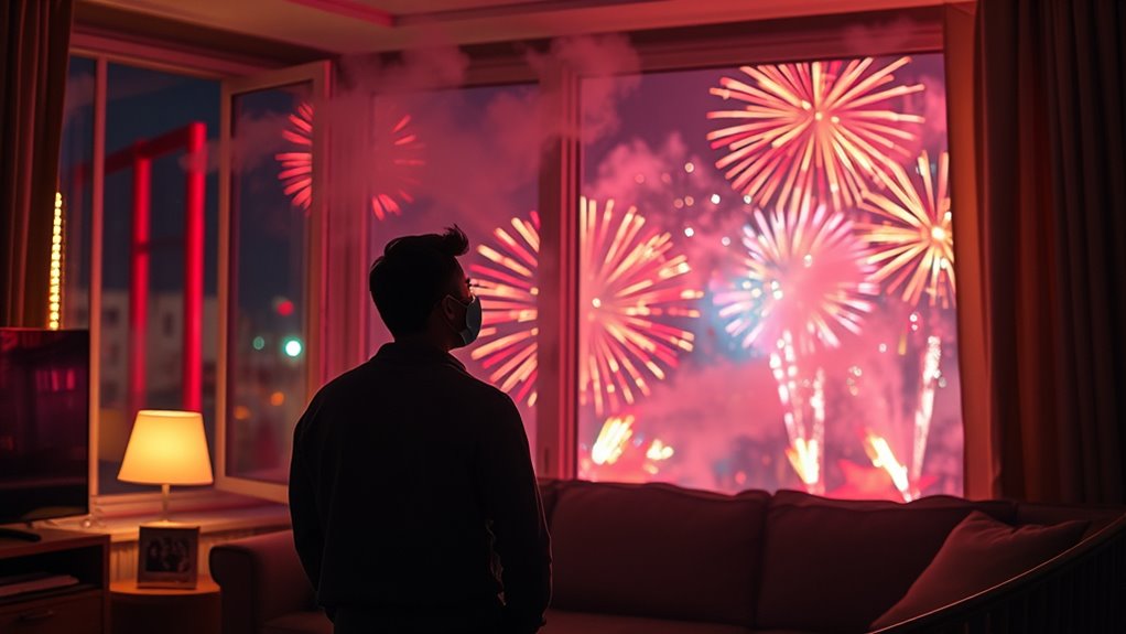 indoor fireworks release toxic pollutants