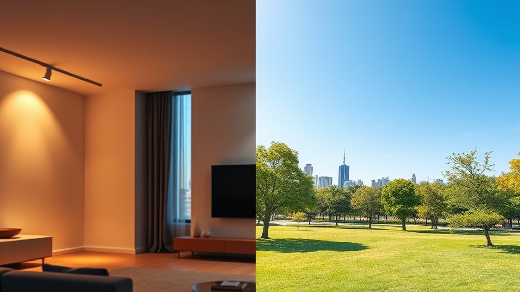 indoor outdoor pollutant comparison