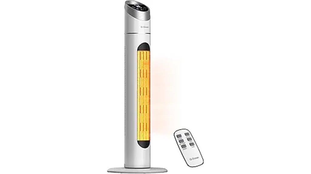 indoor tower heater with remote
