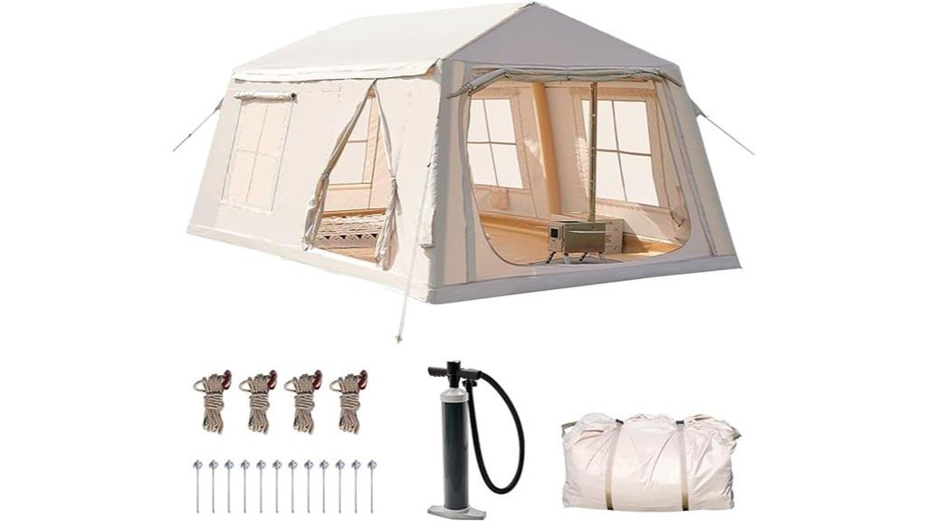 inflatable camping tent sizes