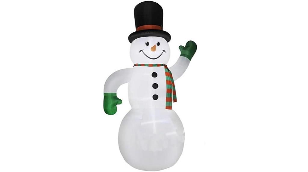 inflatable giant snowman